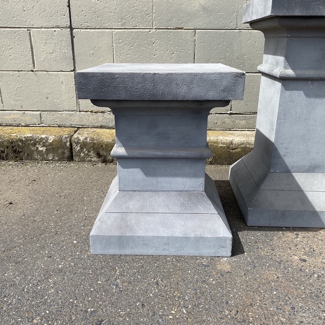 PLINTH, Pedestal - Faux Grey Stone 40 x 52cm H
